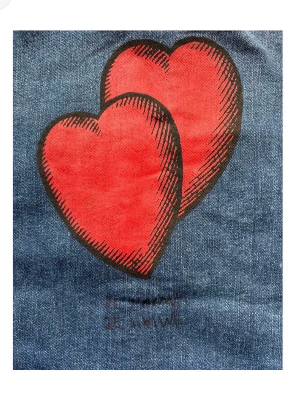 Zadig & Voltaire Two Hearts Kase Denim Jacket - Picture 12 of 12